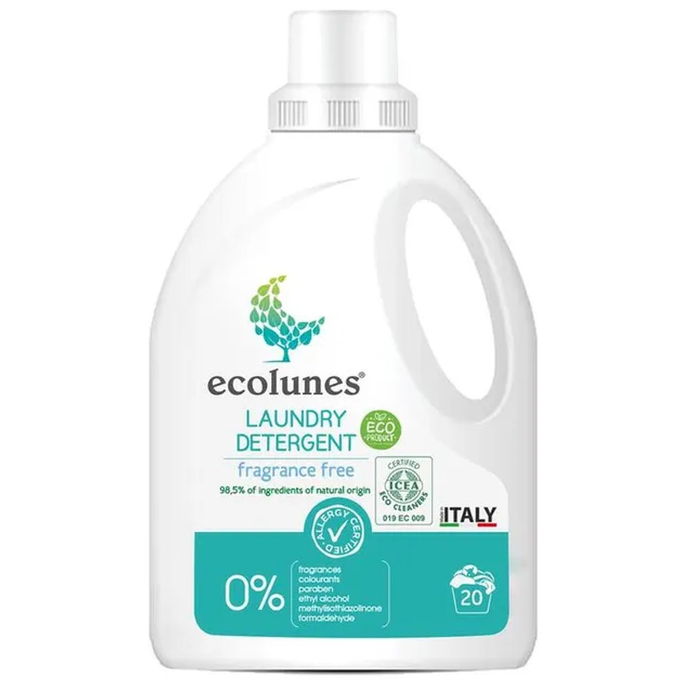 Ecolunes - Fragrance Free Laundry Detergent - 1000ml