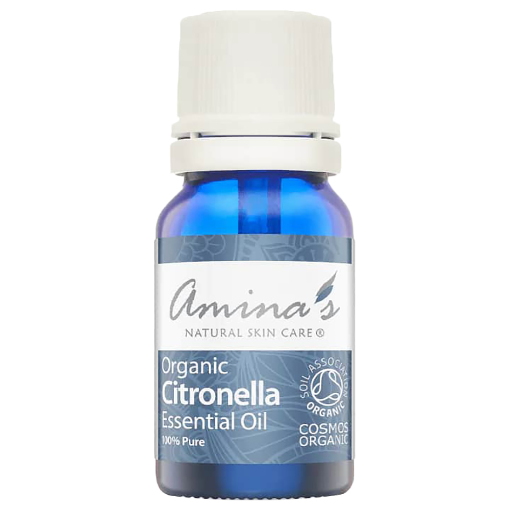 Amina's Natural Skin Care - Organic Citronella Essential Oil - 10 ml