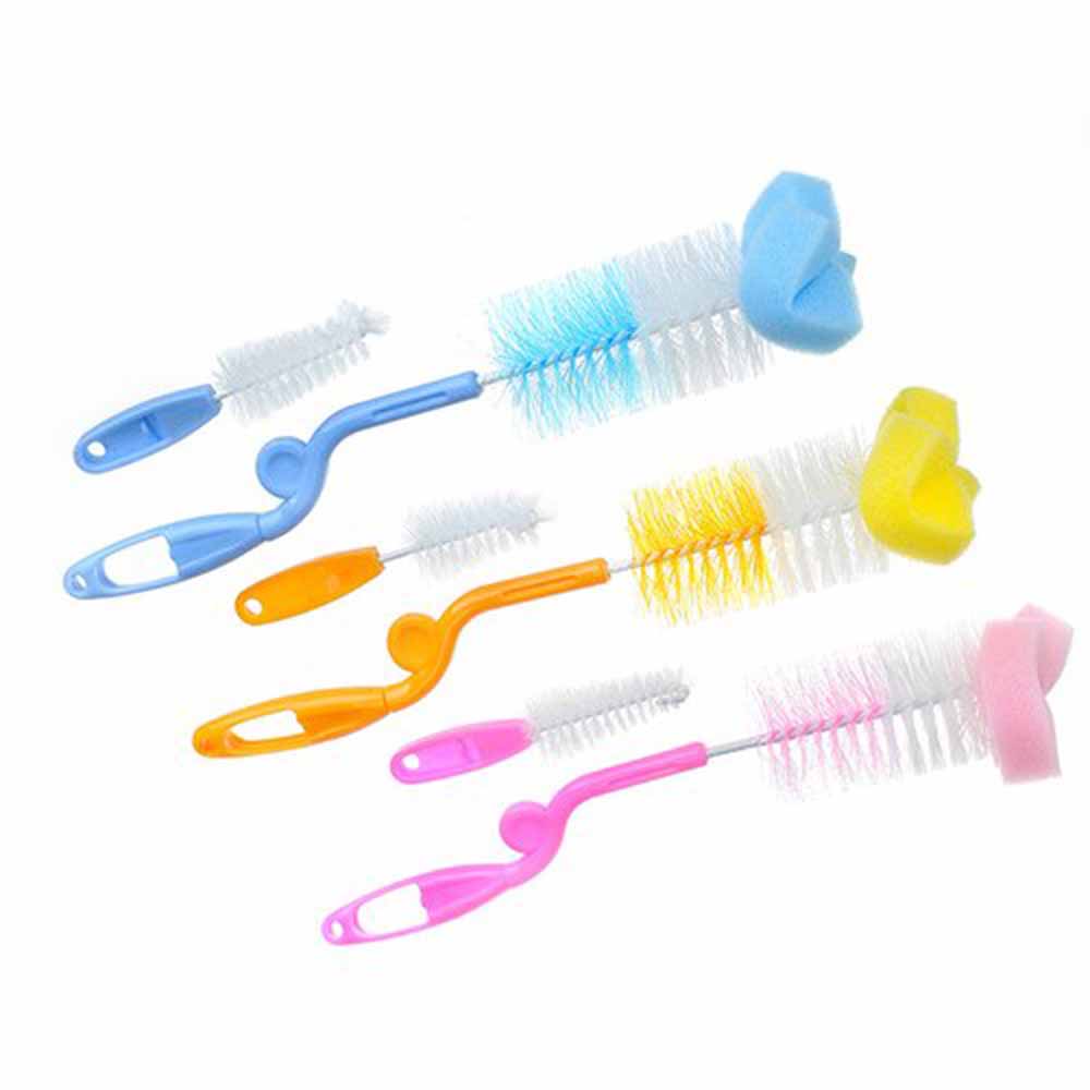 Purple Parrot - Baby Bottle Brush 2pc-Set - Assorted