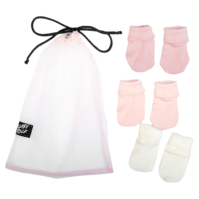 Lullaby Rock Girls' Strawberry Fields Mitten Gift Set - 3 Pairs