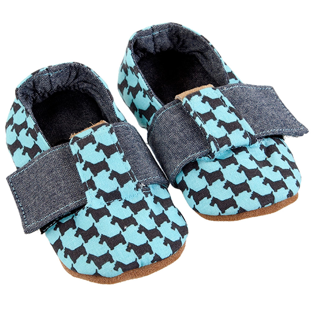 Myang Boys' Scottie T-Bar Soft Suede Shoes