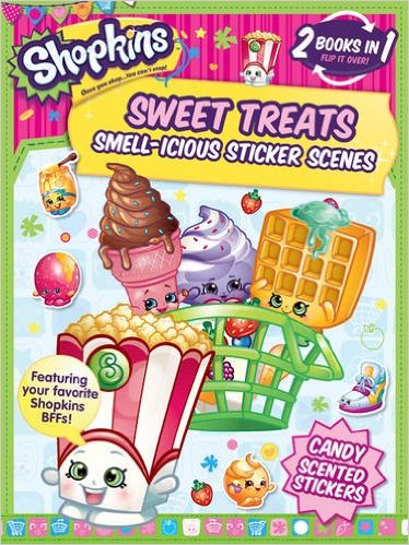 كتاب الأنشطة والملصقات الحلويات اللذيذة من ماركة شوبكنز