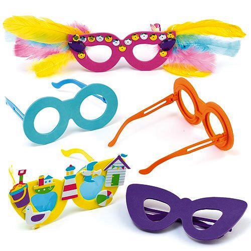 Baker Ross Foam Glasses (Pack of 6)