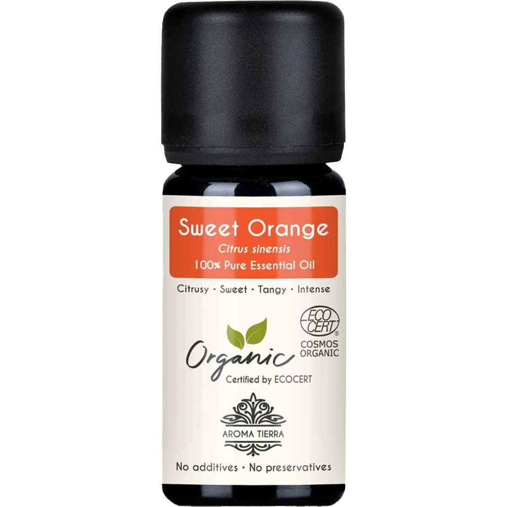 Aroma Tierra - Organic Sweet Orange Essential Oil - 10ml