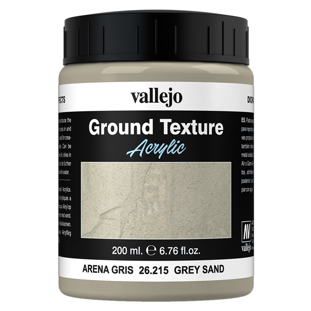 Vallejo - 26.215 Ground Texture 200ml - Grey Sand