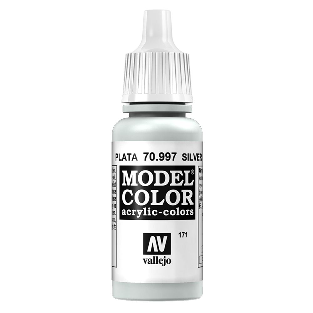 Vallejo - 70.997 Model Color Paint 17ml - Silver