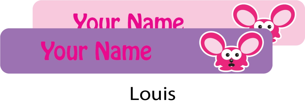 Ladybug - Nursery Labels Louis - Pack of 90