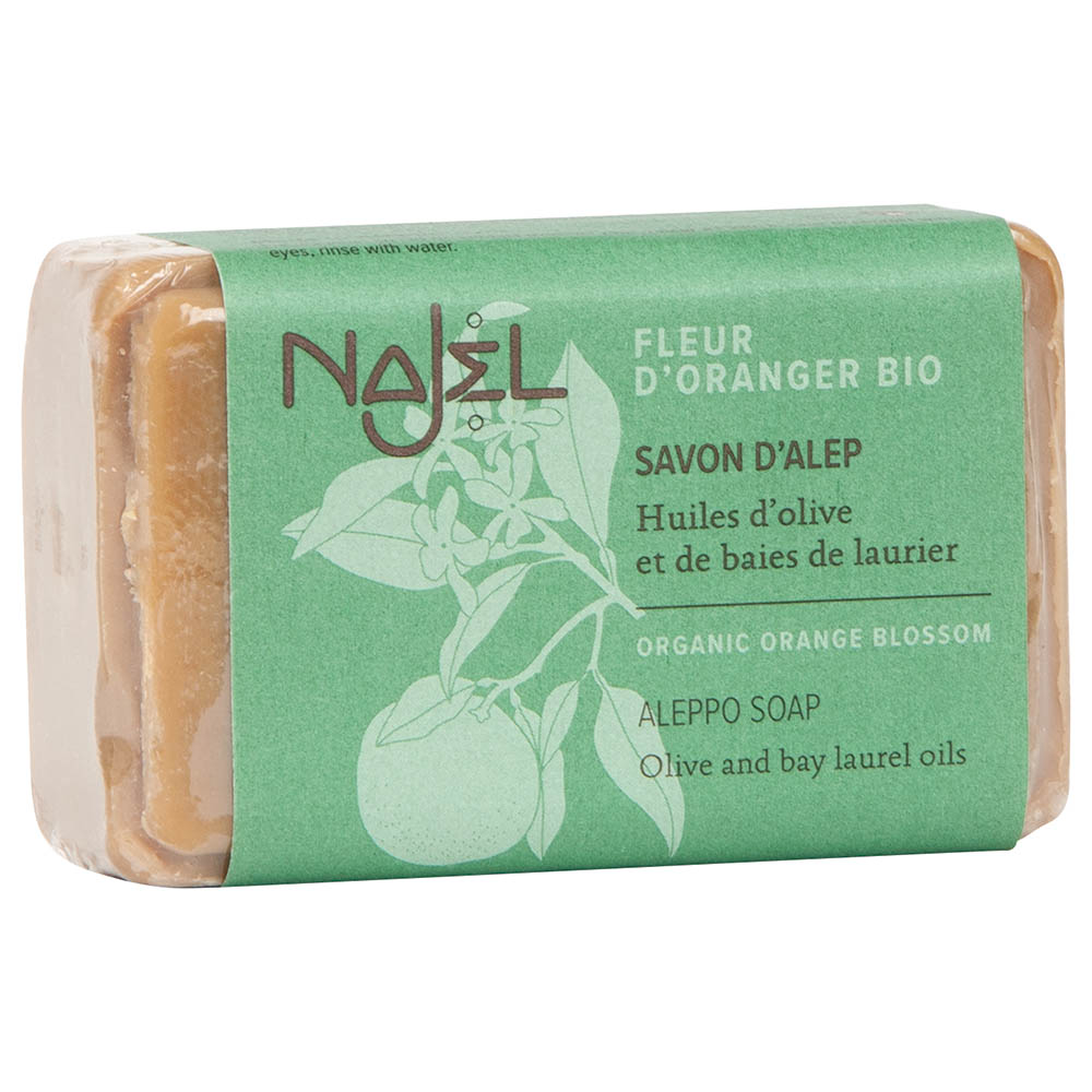 Najel Organic Skincare - Aleppo Soap Organic Orange Blossom 100g