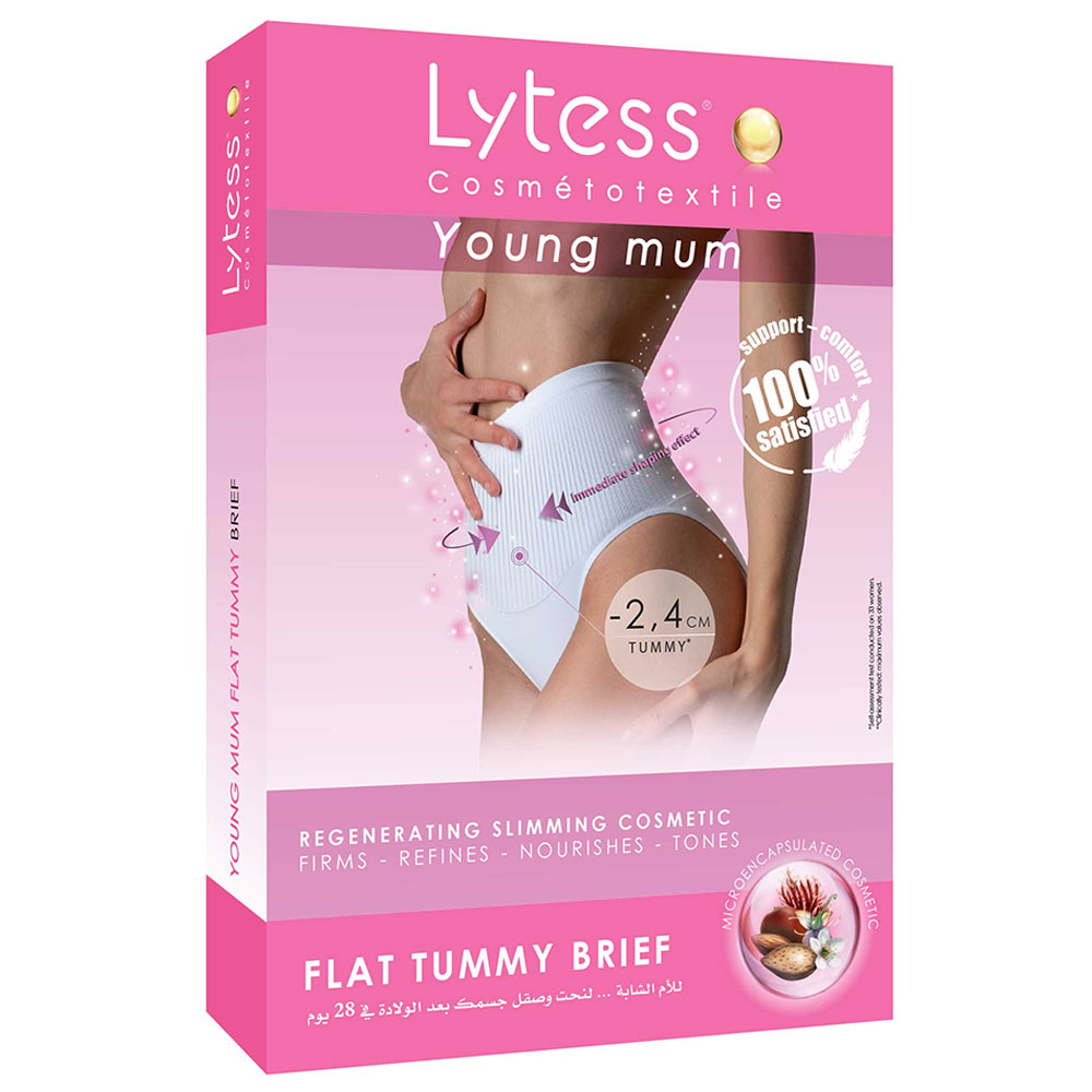 Lytess - Young Mum - Flat Tummy Brief - White