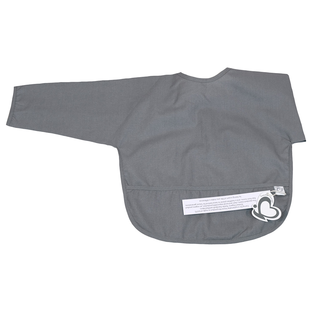 Me - Organic Feeding Apron - Mist Grey