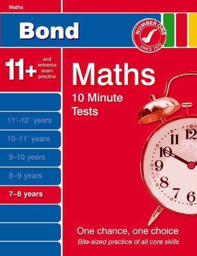 Oxford Books - Bond 10 Minute Tests Maths (7-8)