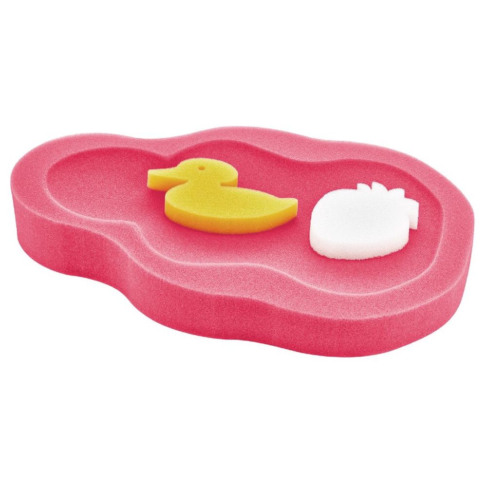 Babyjem - Baby Bath Sponge - Coral