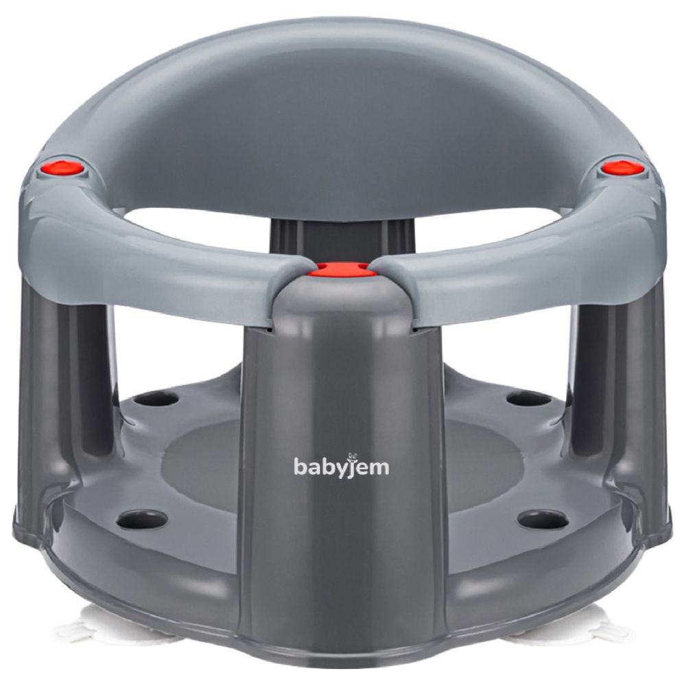 Babyjem - Anti-Slip Baby Bath & Feeding Seat - Grey
