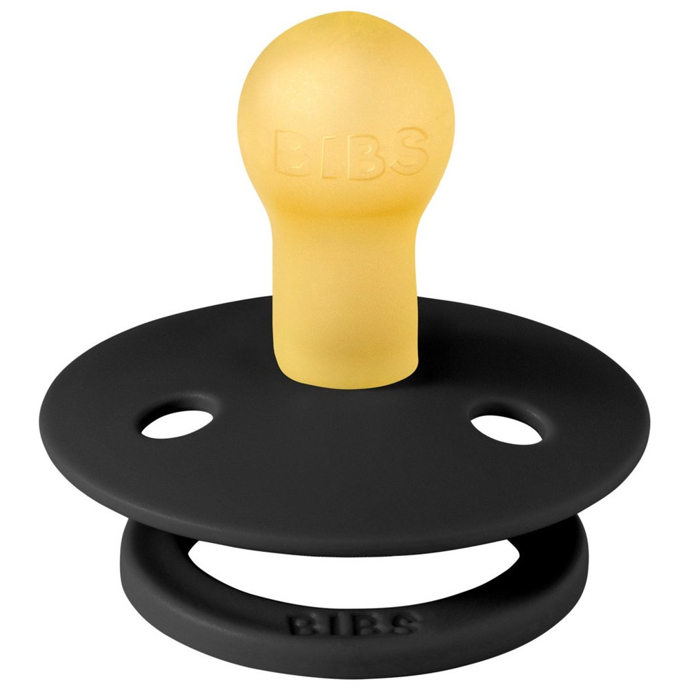 Bibs - Latex Colour Flow Pacifier - S1 - Black