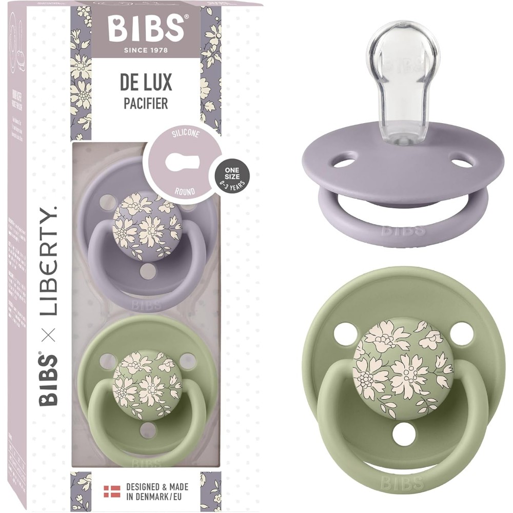 Bibs - Liberty Deluxe Capel Pacifier - 0M+ - Sage