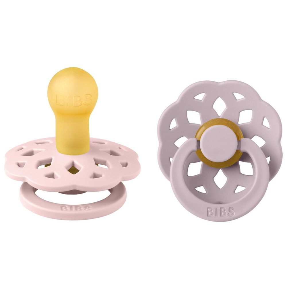 Bibs - Boheme S1 Pacifiers - Pack of 2 - Blossom/Dusky Lilac