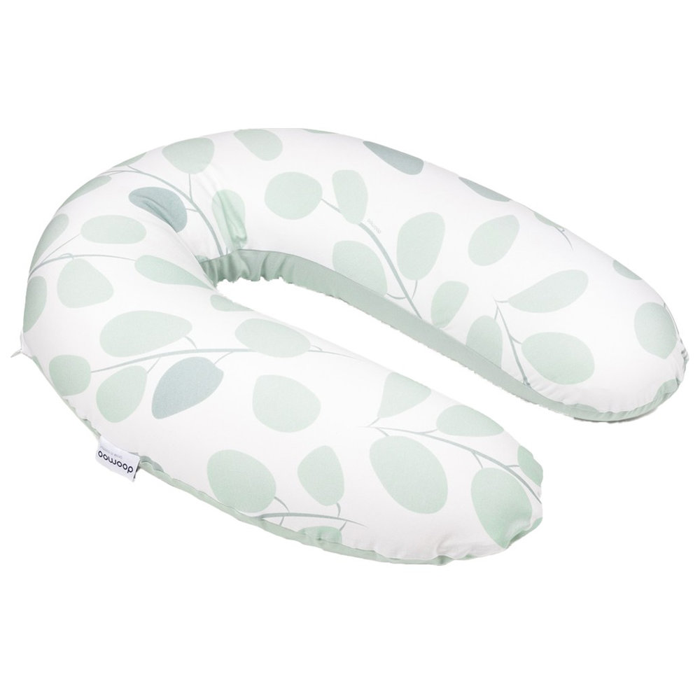 Doomoo - Buddy Multi-functional Pillow - Leaves Aqua Green