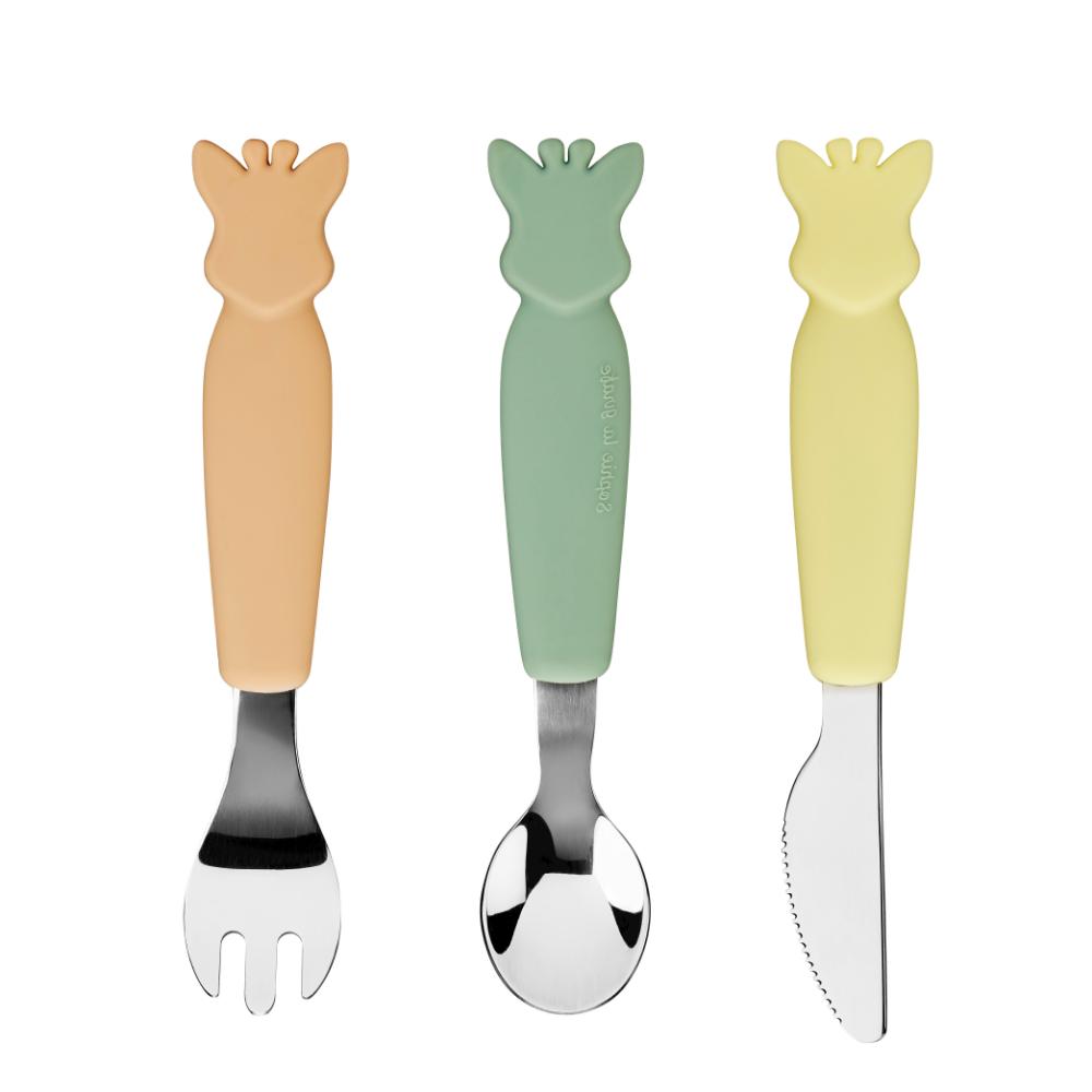 Sophie La Girafe - Cutlery Set 3 Pc - Multicolor