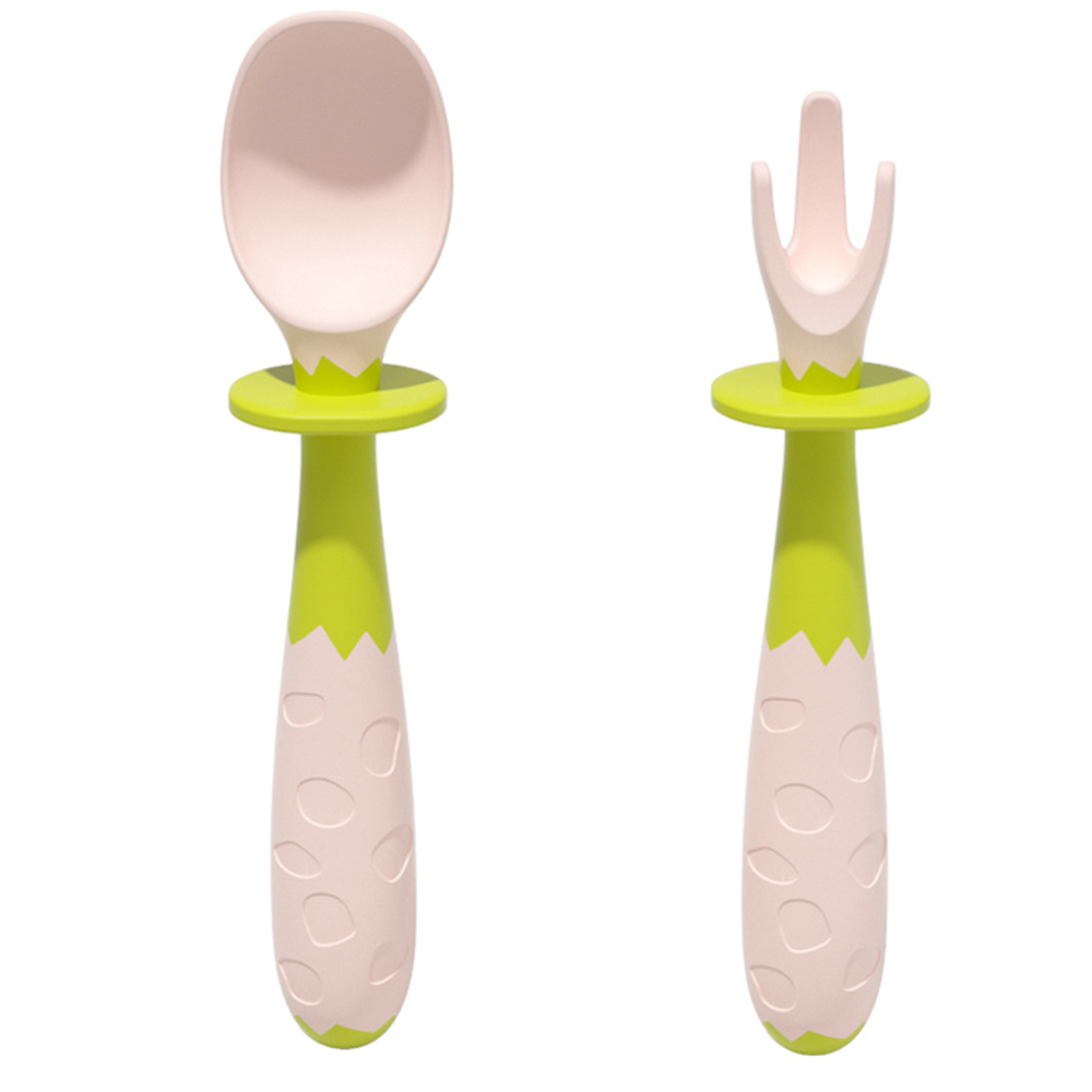 Mideer Bendable Cutlery For Kids - 2pcs - Pink