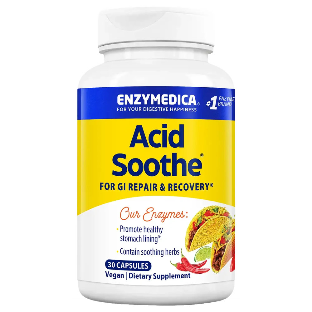 Enzymedica - Acid Soothe 30 Capsules