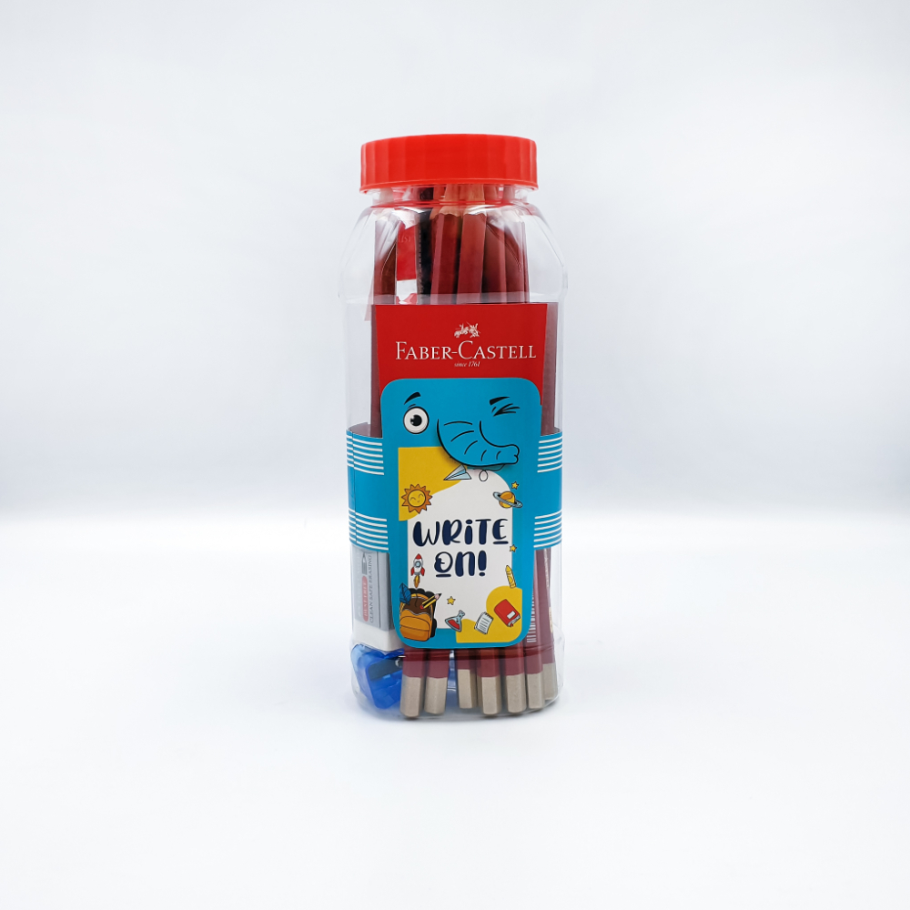 Faber-Castell - Write On Kit In A Plastic Jar - 26pcs