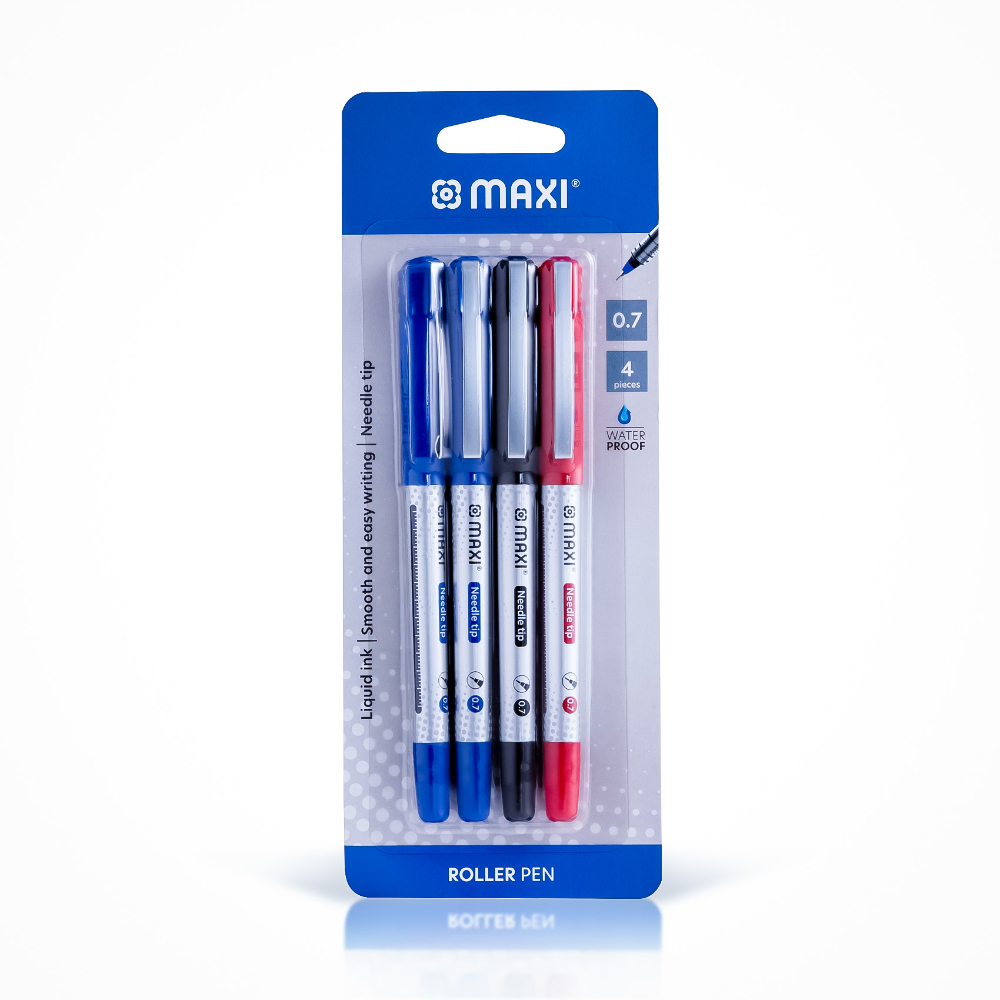 مجموعة من 4 أقلام بالحبر السائل من ماكسي