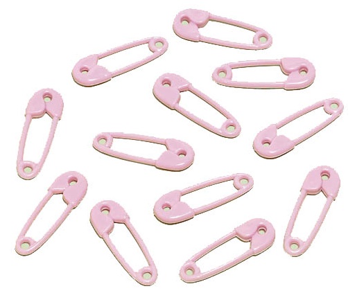 Party Centre - Safety Pins Favors-Pink