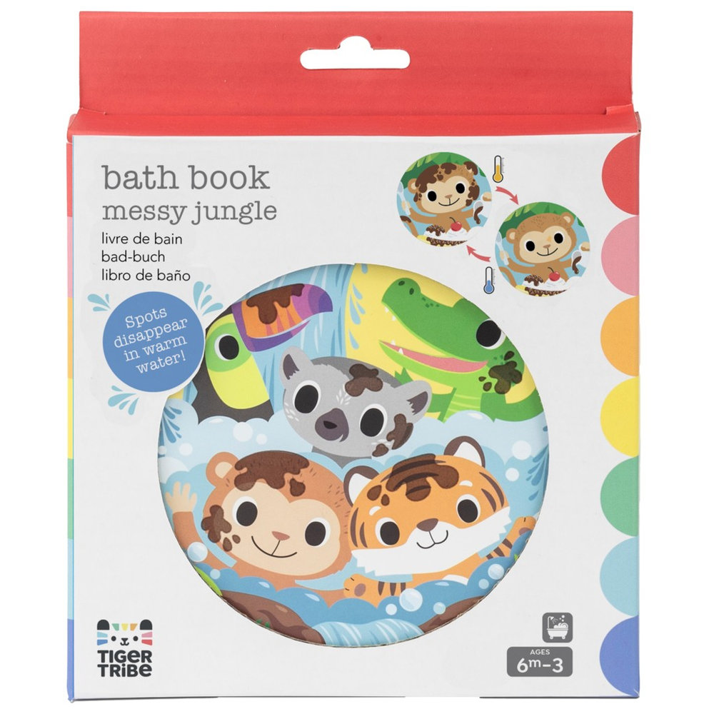 Tiger Tribe - Bath Book - Messy Jungle