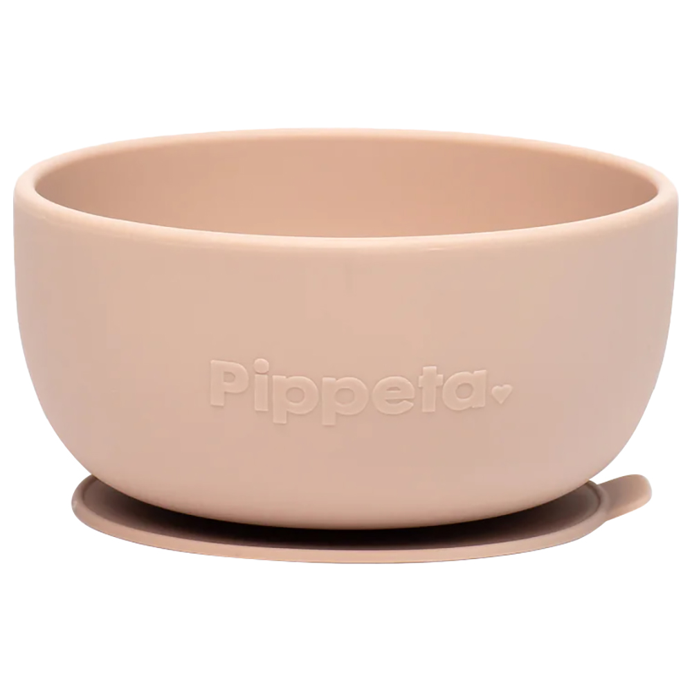 Pippeta Silicone Suction Bowl - Ash Rose