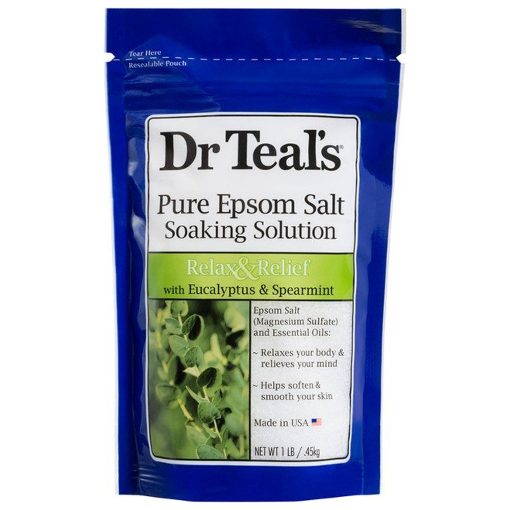 Dr Teal's - Epsom Bath Salt Eucalyptus & Spearmint 450g