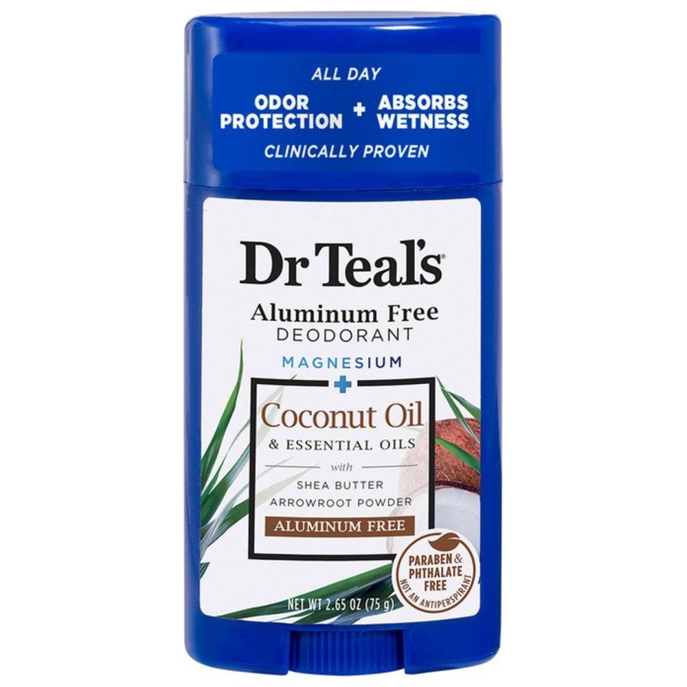 Dr Teal's - Aluminum Free Coconut Deodorant 75g