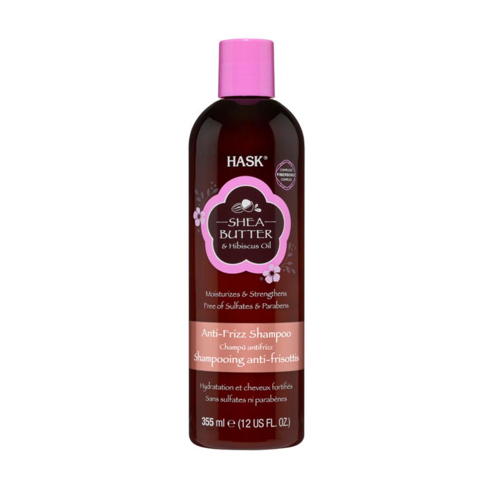 Hask Shea Butter and Hibiscus Oil Anti-Frizz Shampoo, 355ml