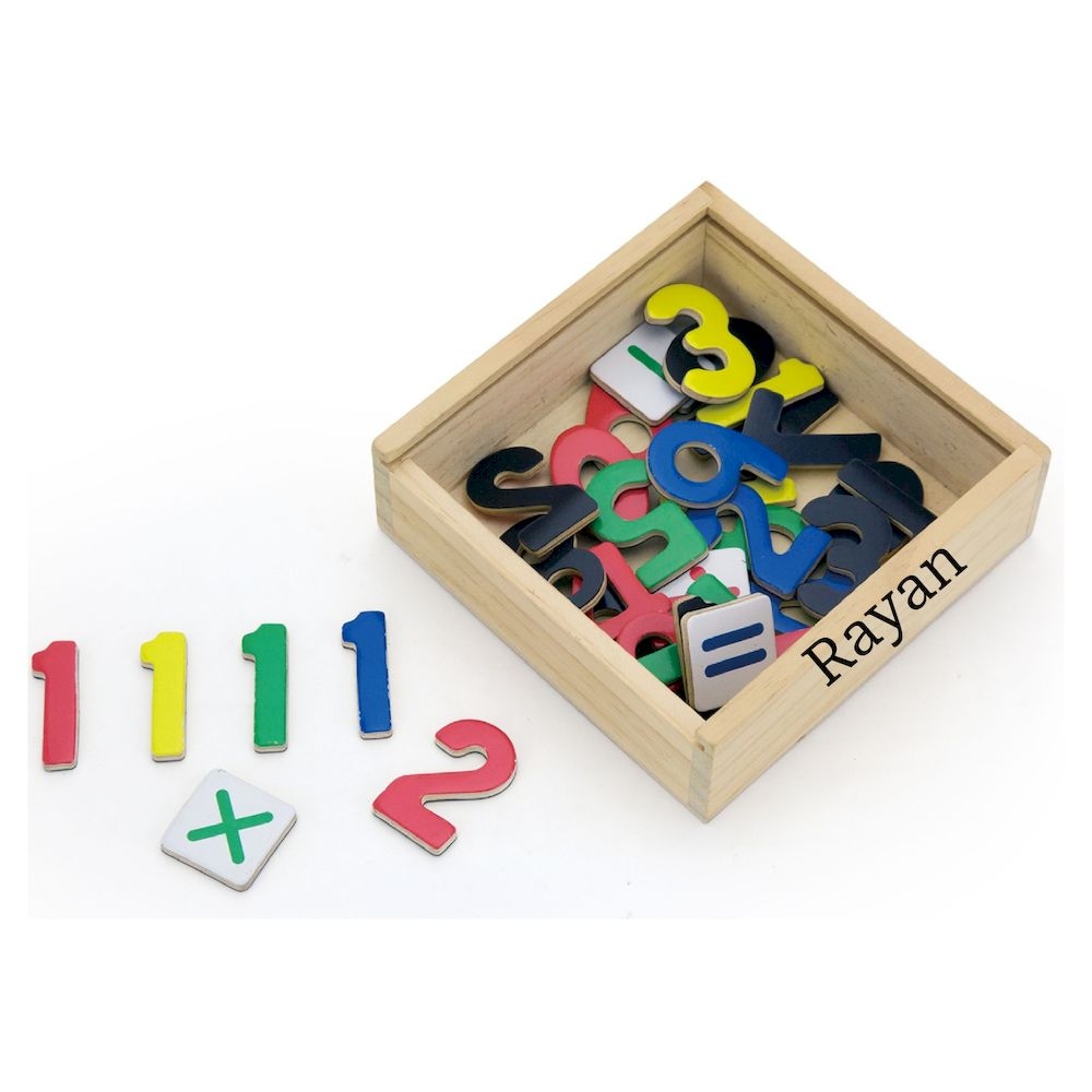 Viga - Personalized Magnetic Numbers - Multicolor - 37 Pcs