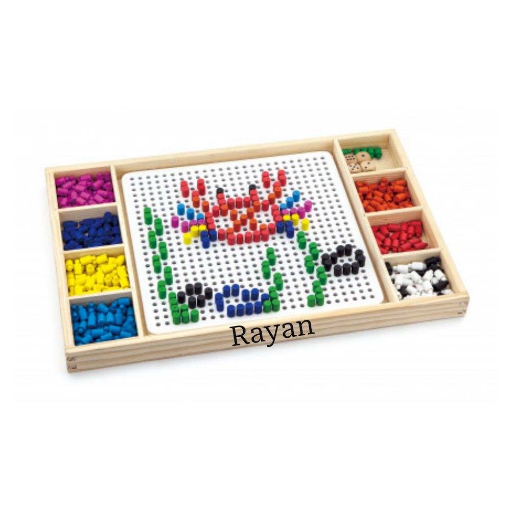 Viga - Personalized Create Pattern With Beads & Ludo - Multicolor