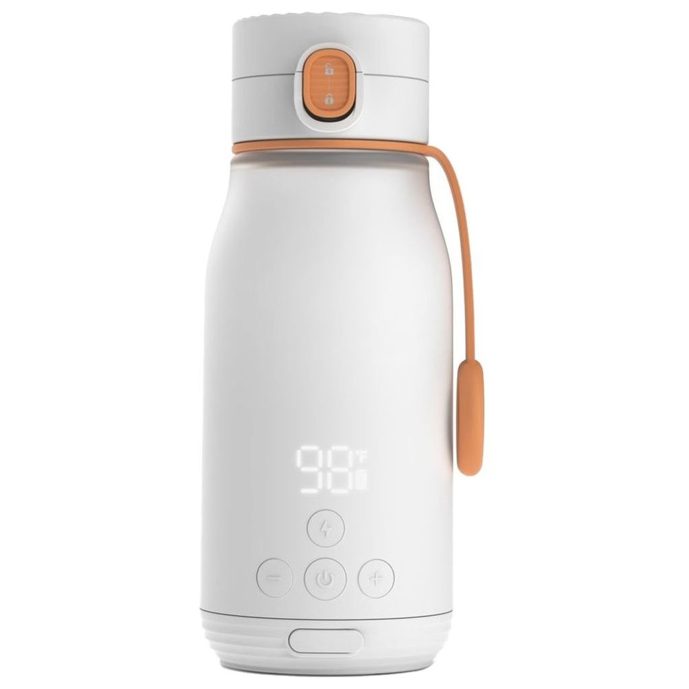 Quark Buubi Smart Portable Milk Warmer - White/Orange