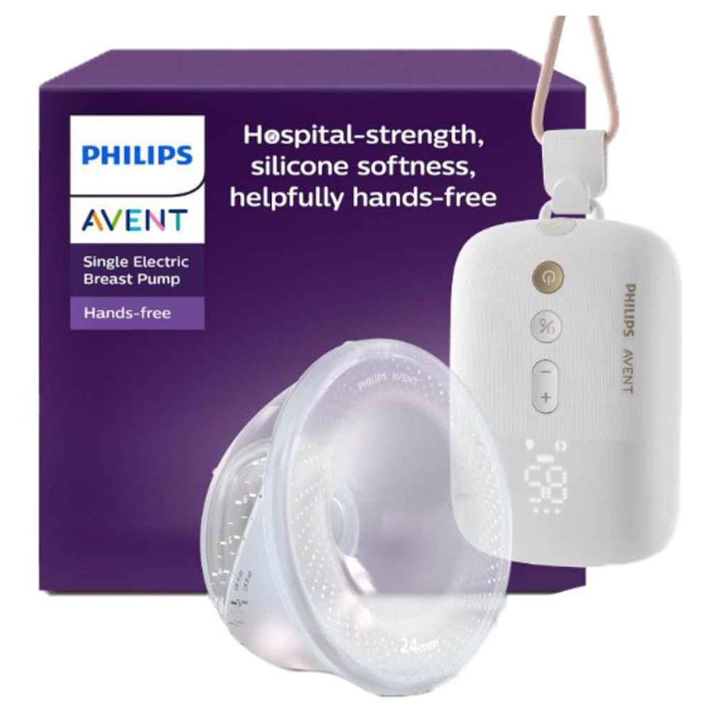 Philips Avent - Hands-Free Single Electric Breast Pump - White