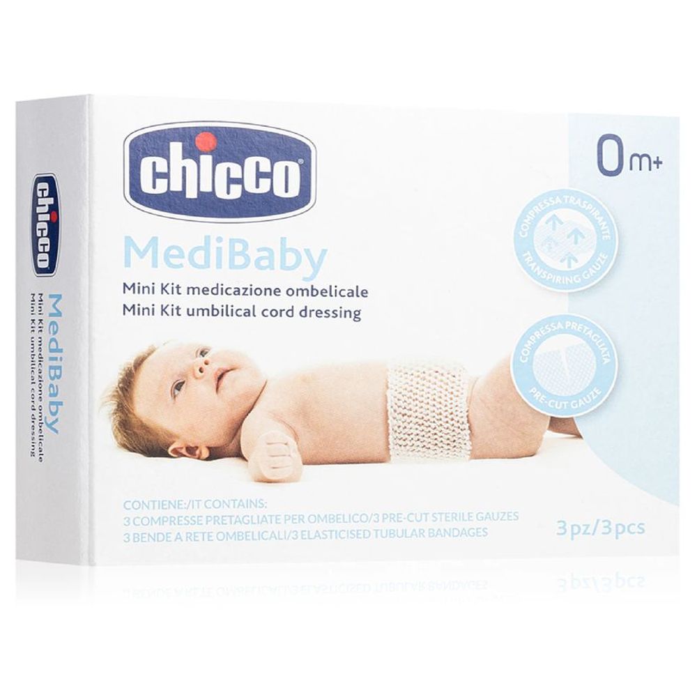Chicco - MediBaby Umbilical Cord Dressing Mini Kit - 3 Pcs