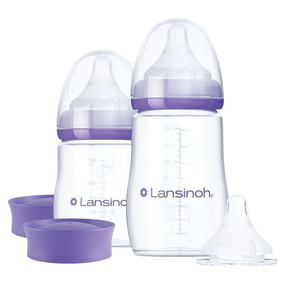 Lansinoh - Feeding Bottle Starter Kit - 6 Pc Set