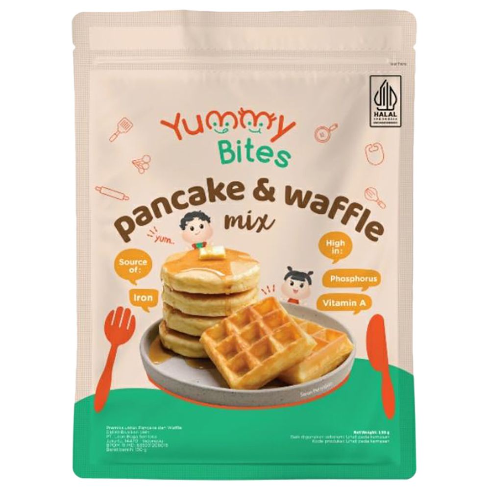 Yummy Bites - Pancake And Waffle Mix - 130 gm