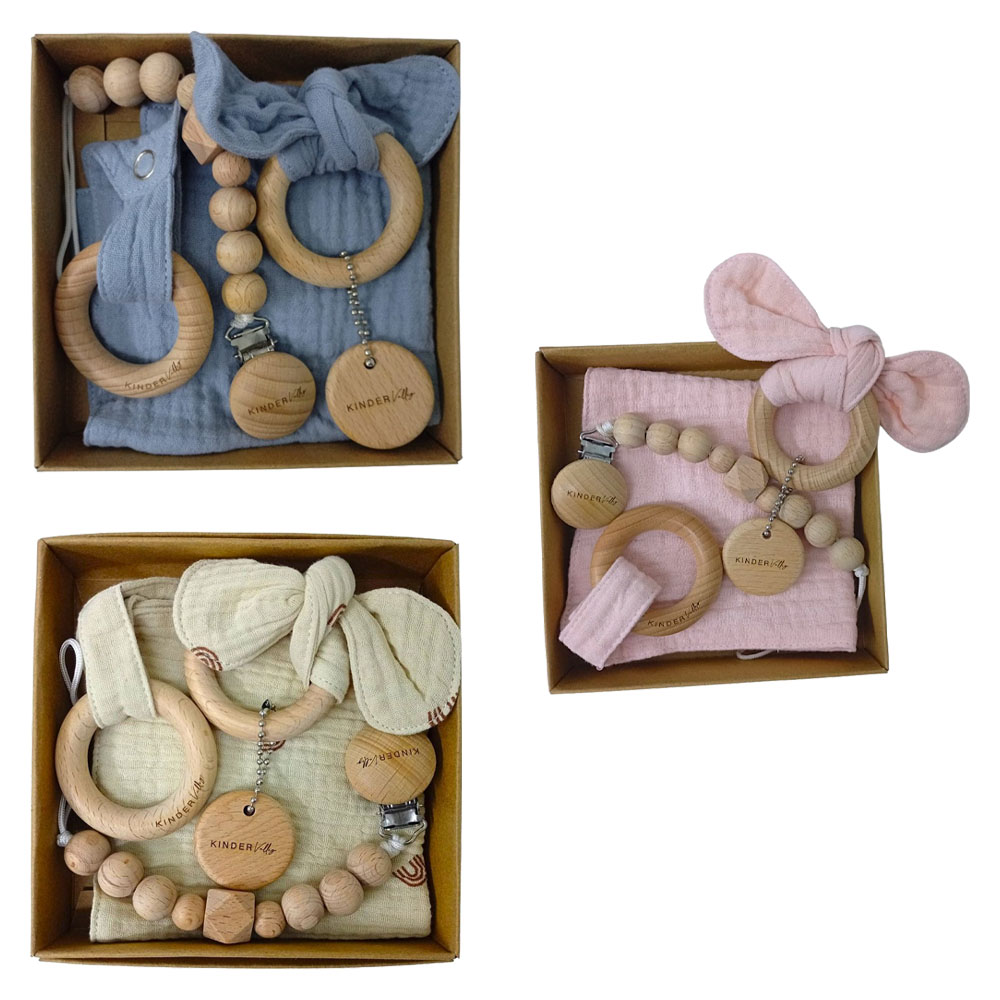 Kinder Valley - 3pc-Set - Natural Comfort Baby Gift Set
