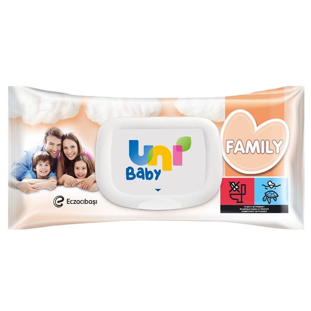 Uni Baby - Family Wipes - 100 Pcs
