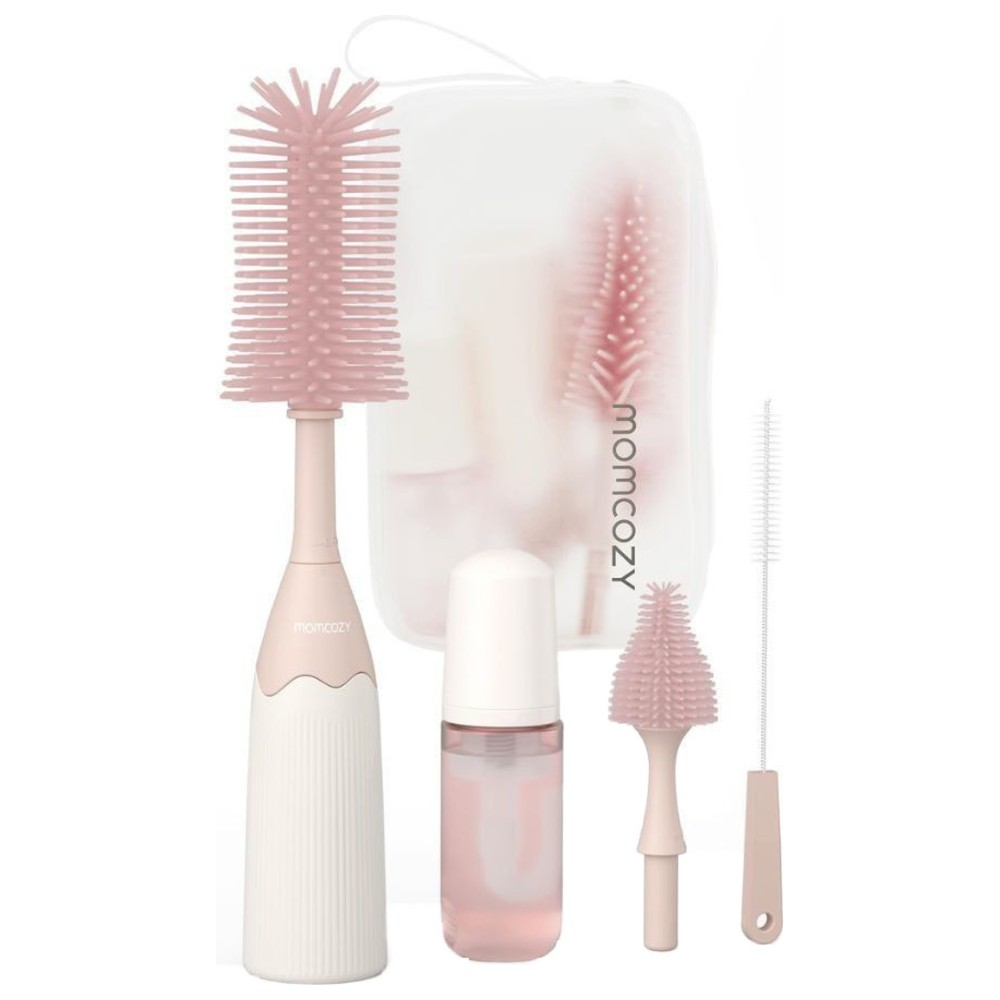 Momcozy - Bottle Brush Kit - Pink - 5 Pcs