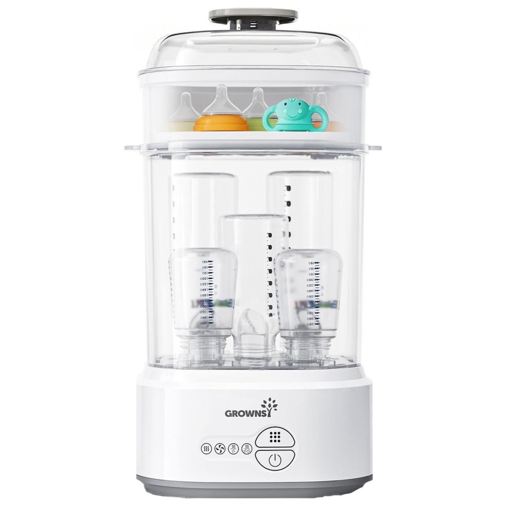 Grownsy - Electric Bottle Sterilizer And Dryer - White