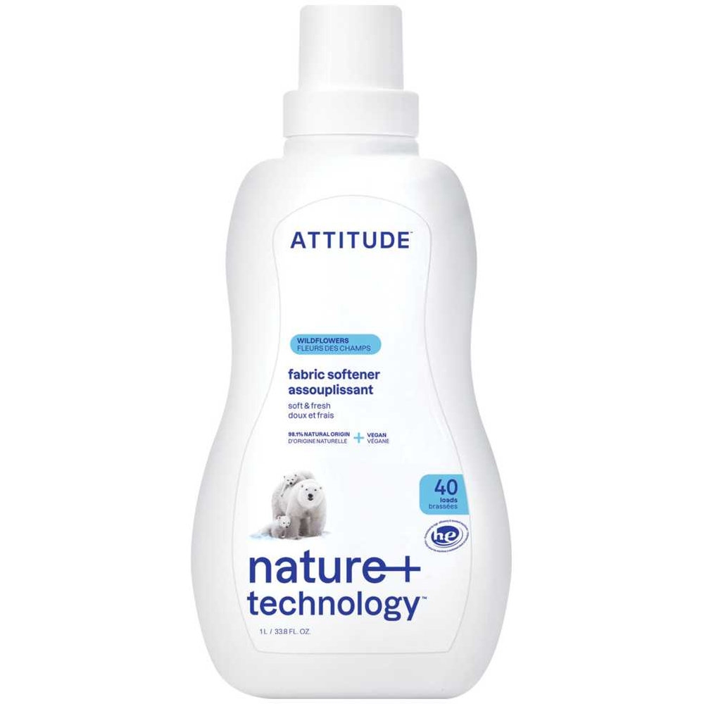 Attitude - Fabric Softener - Wildflowers - 40 Loads - 1 L