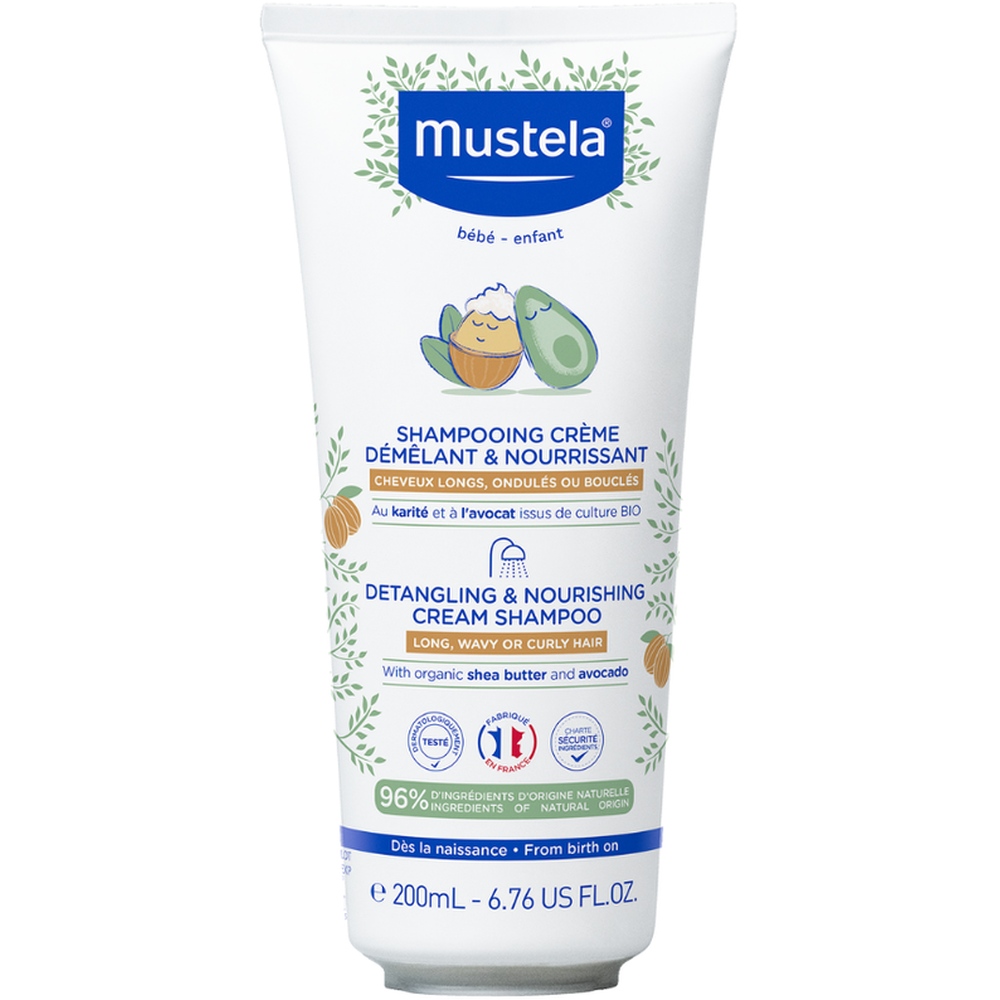 Mustela - Detangling & Nourishing Cream Shampoo - 200 ml