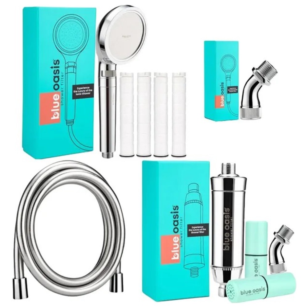 Blue Oasis - Ultra Shower Filter Bundle - 10 Pc Set
