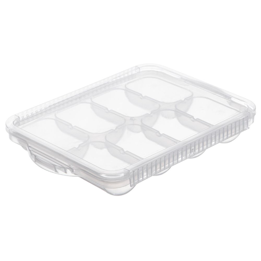 Inochi - Amori Baby Food Freezer Tray With Lid 8 Cubes - White