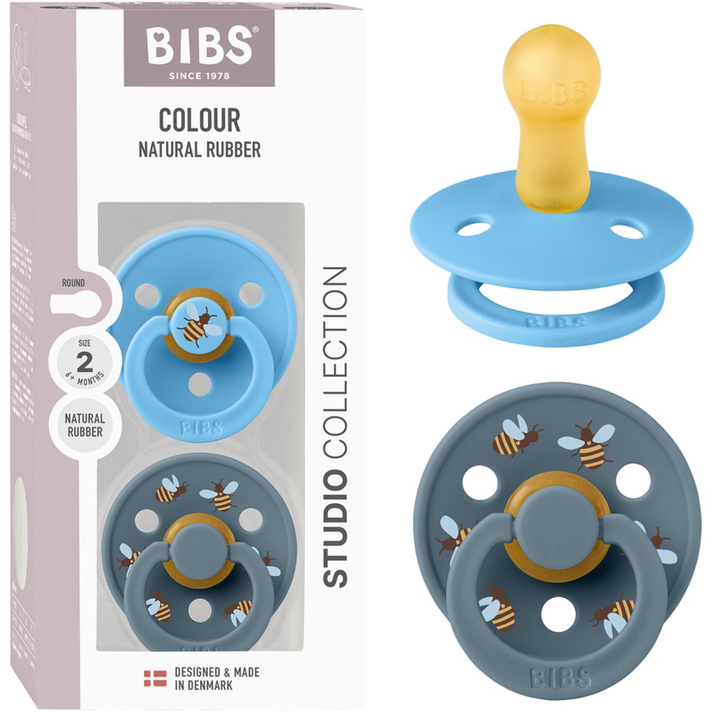 Bibs - Pacifier Studio Bumblebee Latex - Size 2 - Breeze - 2 Pcs