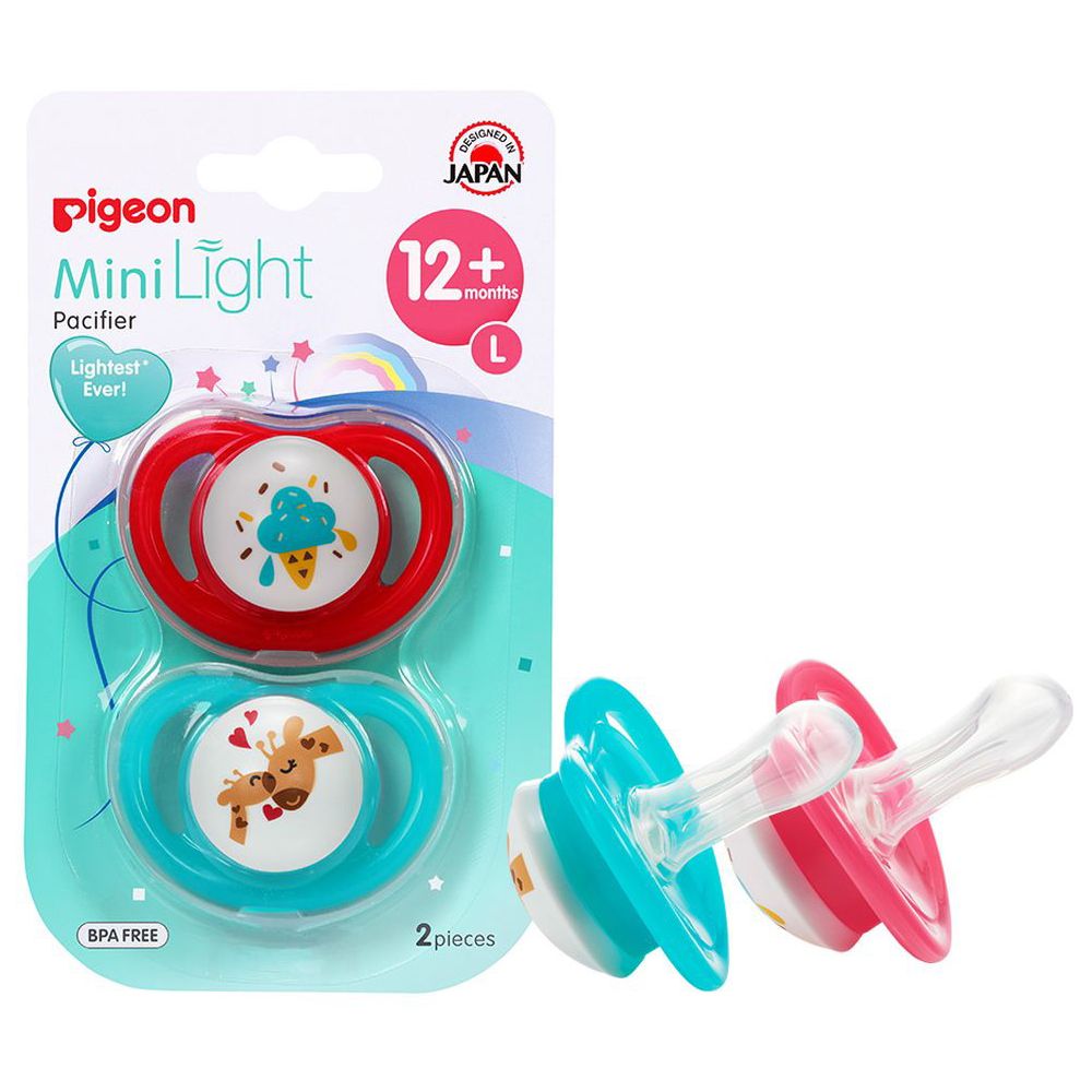 Pigeon - Twin Girl Pacifier - 12-18M - Large