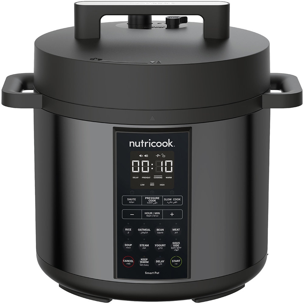 Nutricook Smart Pot 2 9-in-1 Electric Pressure Cooker 6L Black - SP204K